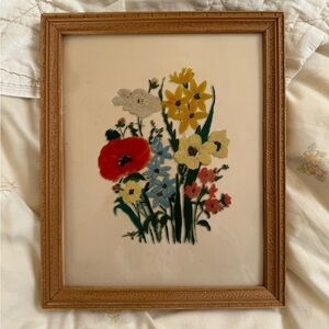 Set of two floral paintings